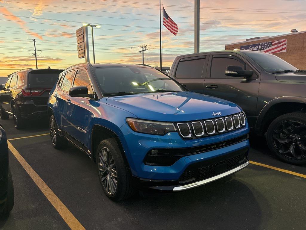 used 2022 Jeep Compass car, priced at $23,600