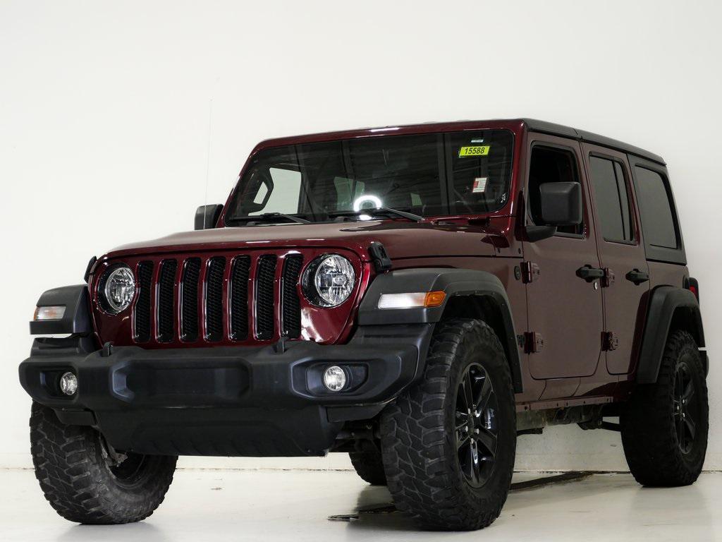 used 2022 Jeep Wrangler Unlimited car, priced at $29,400