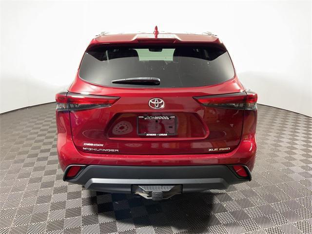 used 2021 Toyota Highlander car, priced at $30,000