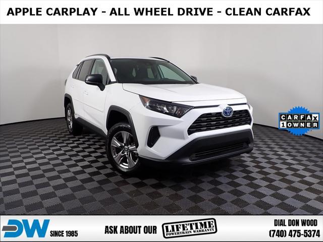 used 2022 Toyota RAV4 Hybrid car, priced at $30,000