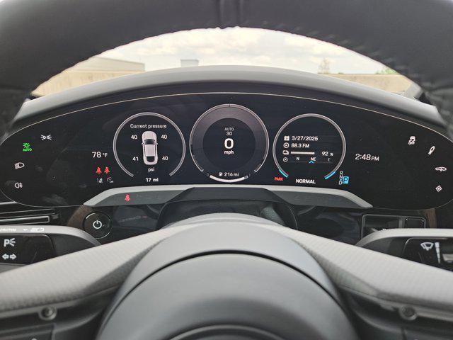 new 2025 Porsche Taycan car, priced at $128,345