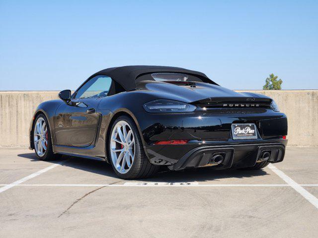 used 2023 Porsche 718 Spyder car, priced at $125,900