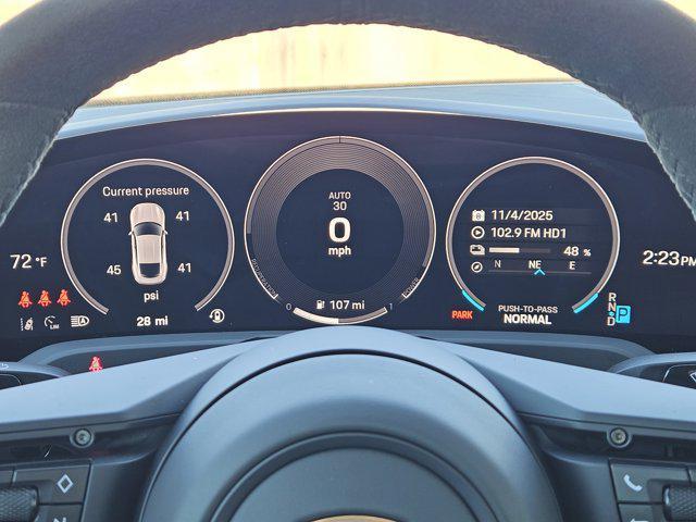 new 2025 Porsche Taycan car, priced at $167,435