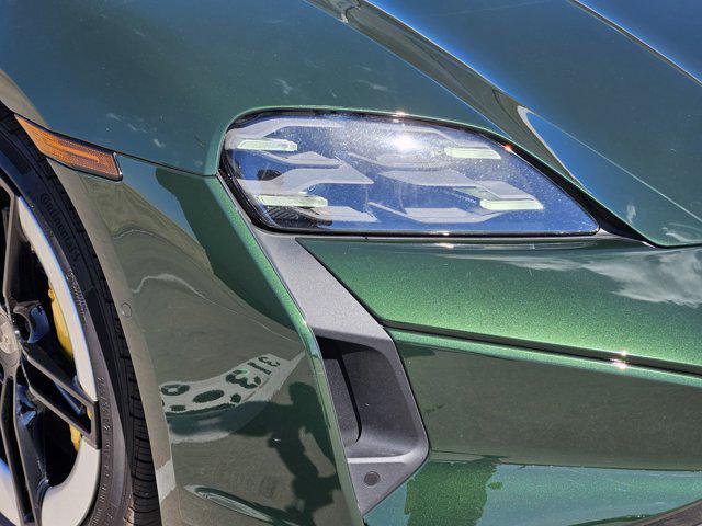 used 2025 Porsche Taycan car, priced at $199,900