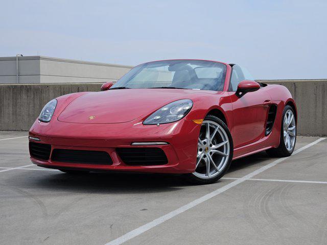 new 2025 Porsche 718 Boxster car, priced at $96,105