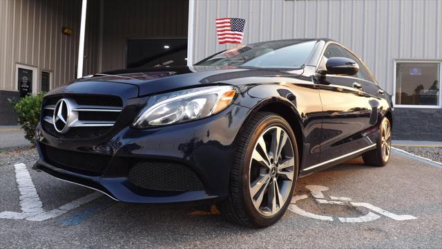 used 2018 Mercedes-Benz C-Class car, priced at $25,995