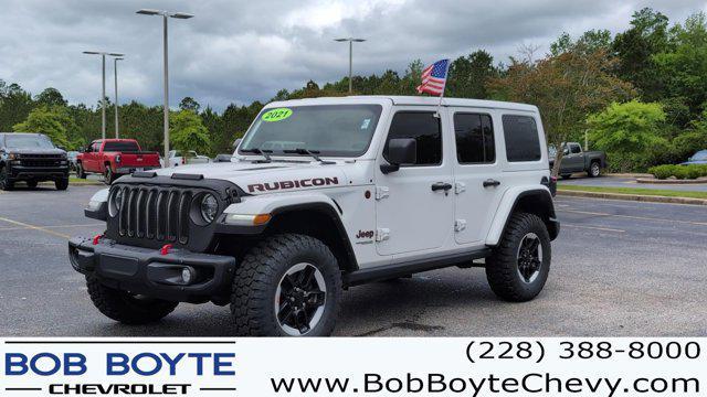 used 2021 Jeep Wrangler Unlimited car, priced at $40,967