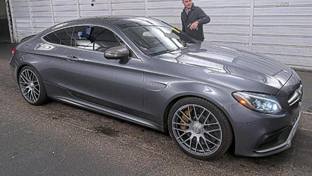 used 2017 Mercedes-Benz AMG C 63 car, priced at $42,995