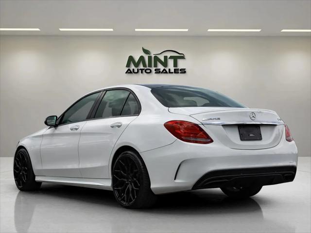 used 2018 Mercedes-Benz AMG C 43 car, priced at $17,495