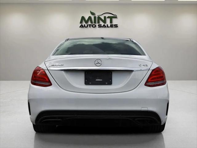 used 2018 Mercedes-Benz AMG C 43 car, priced at $17,495