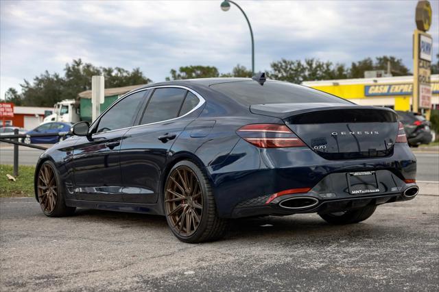 used 2022 Genesis G70 car, priced at $27,995