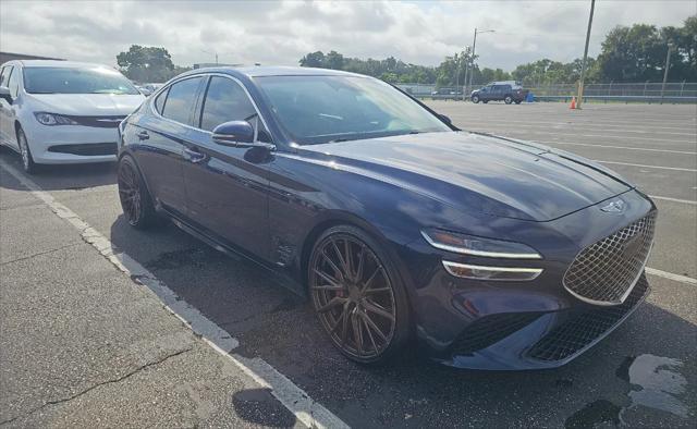 used 2022 Genesis G70 car, priced at $27,995