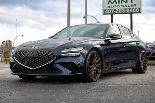 used 2022 Genesis G70 car, priced at $27,995