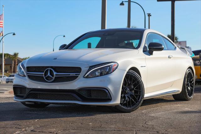 used 2017 Mercedes-Benz AMG C 63 car, priced at $39,495