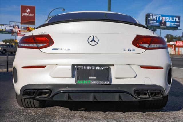 used 2017 Mercedes-Benz AMG C 63 car, priced at $39,495