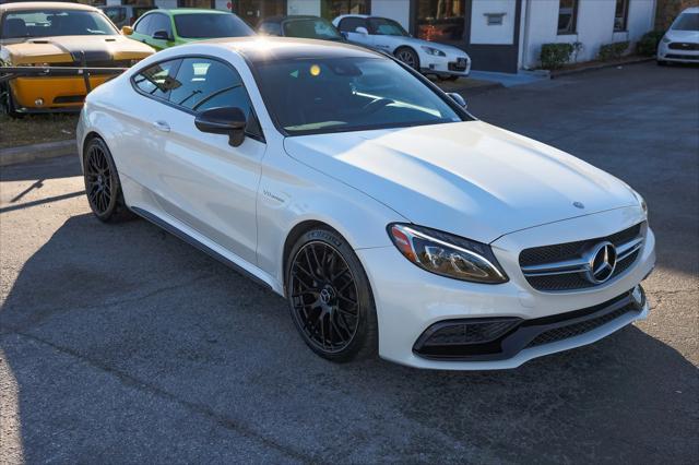 used 2017 Mercedes-Benz AMG C 63 car, priced at $39,495