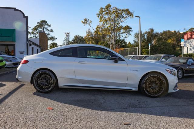 used 2017 Mercedes-Benz AMG C 63 car, priced at $39,495