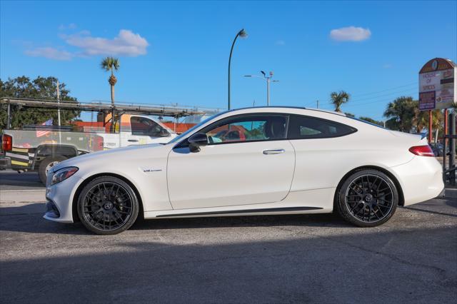 used 2017 Mercedes-Benz AMG C 63 car, priced at $39,495