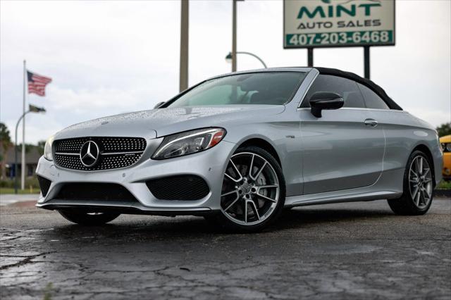 used 2017 Mercedes-Benz AMG C 43 car, priced at $28,495