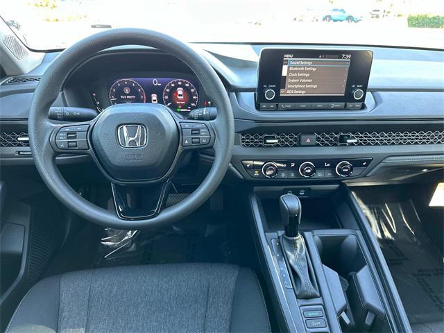 new 2025 Honda Accord car, priced at $30,563