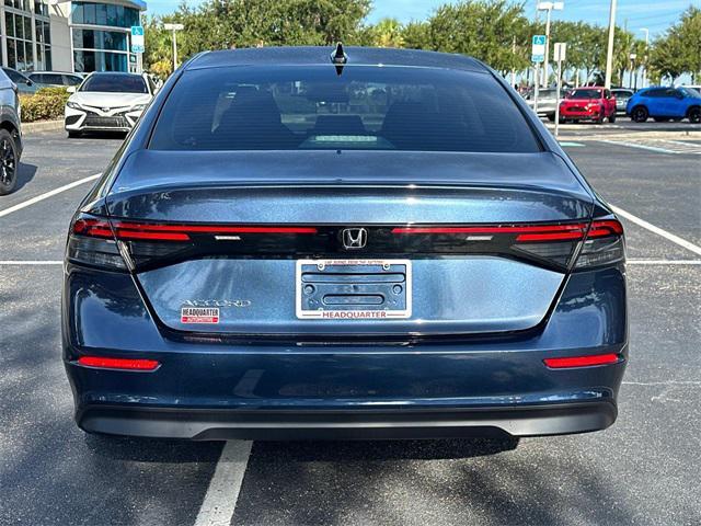 new 2025 Honda Accord car, priced at $30,563