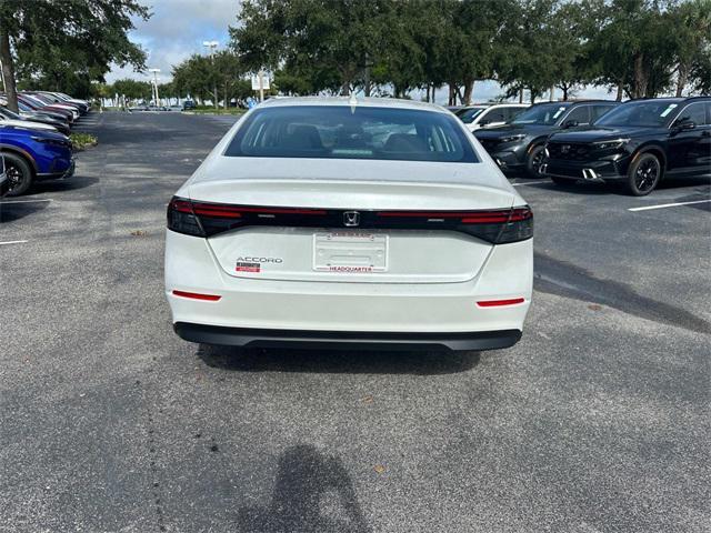 new 2024 Honda Accord car, priced at $31,460