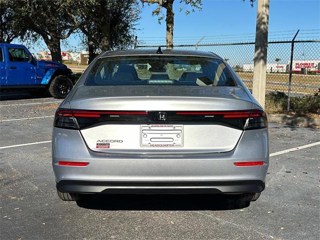 new 2025 Honda Accord car, priced at $31,108