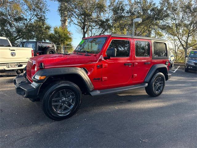 used 2024 Jeep Wrangler car, priced at $35,800