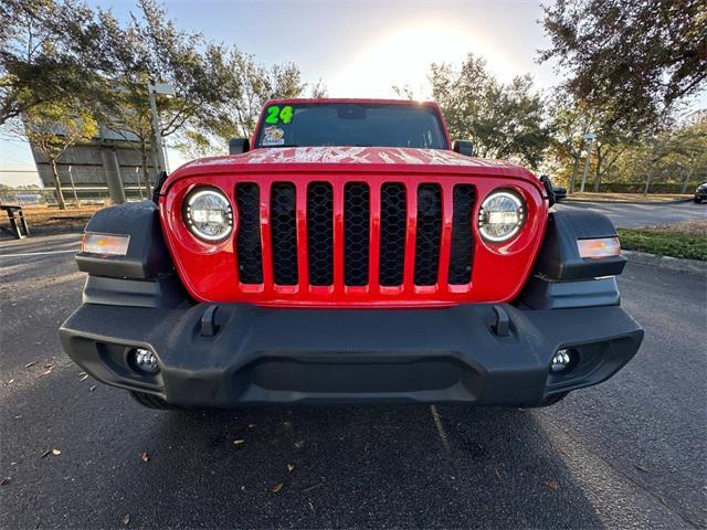 used 2024 Jeep Wrangler car, priced at $35,800