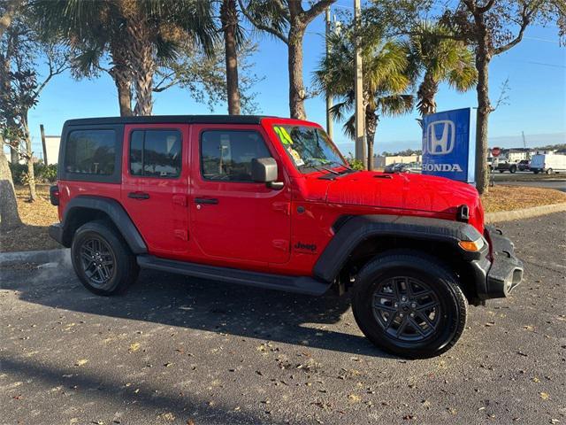 used 2024 Jeep Wrangler car, priced at $35,800