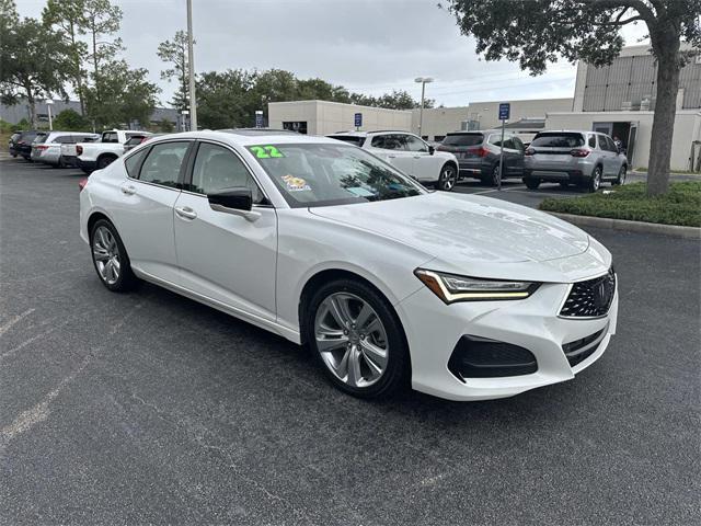 used 2022 Acura TLX car, priced at $27,900