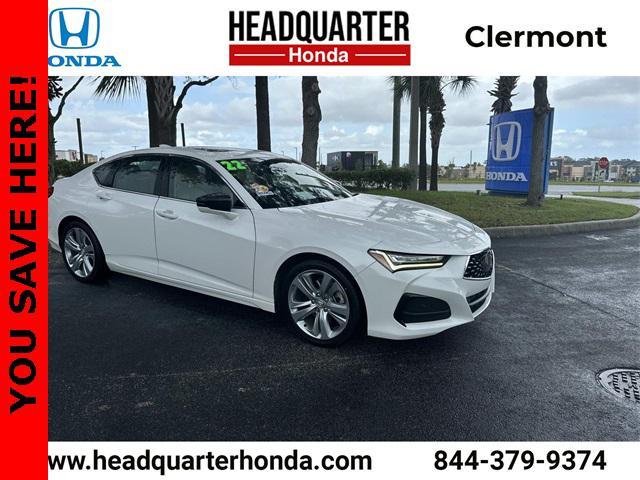 used 2022 Acura TLX car, priced at $27,900