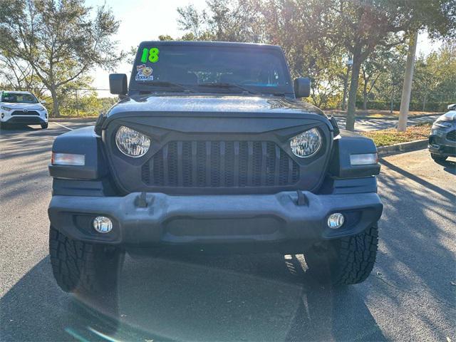 used 2018 Jeep Wrangler car, priced at $21,400