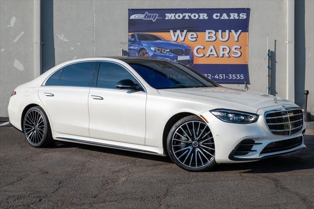 used 2021 Mercedes-Benz S-Class car, priced at $74,900