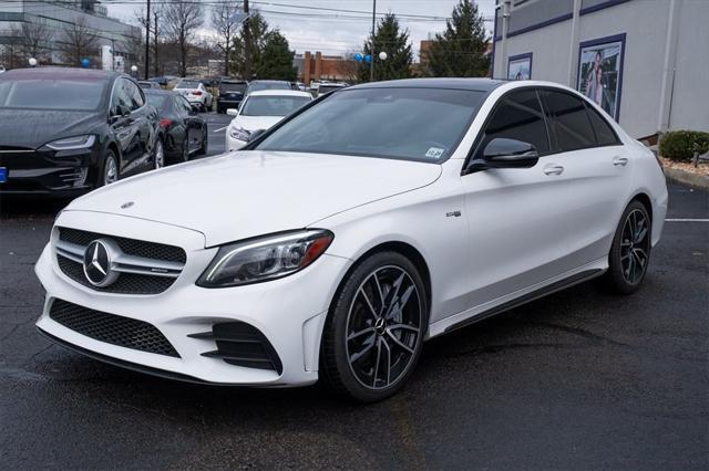 used 2020 Mercedes-Benz AMG C 43 car, priced at $31,900