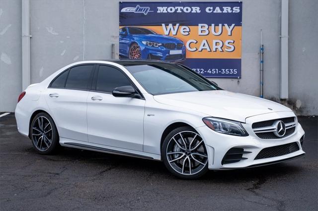 used 2020 Mercedes-Benz AMG C 43 car, priced at $30,900