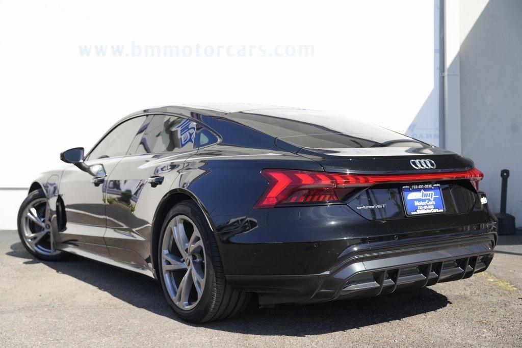 used 2022 Audi e-tron GT car, priced at $39,900