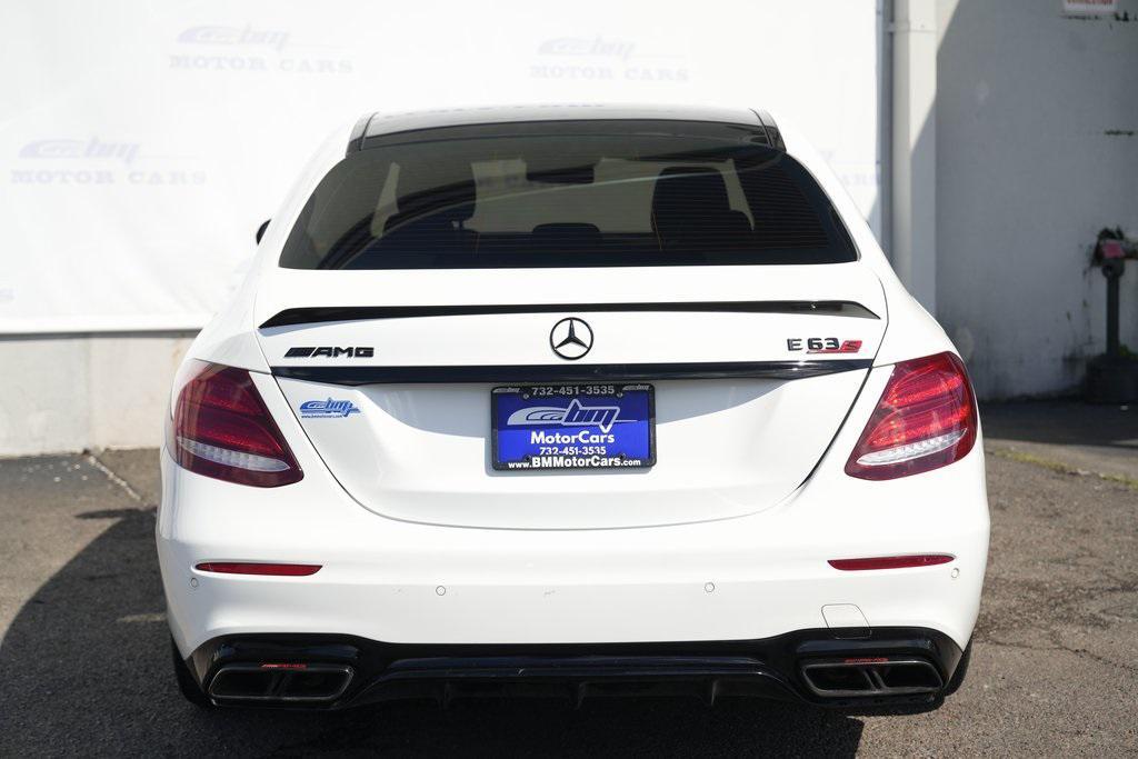 used 2019 Mercedes-Benz AMG E 63 car, priced at $57,500
