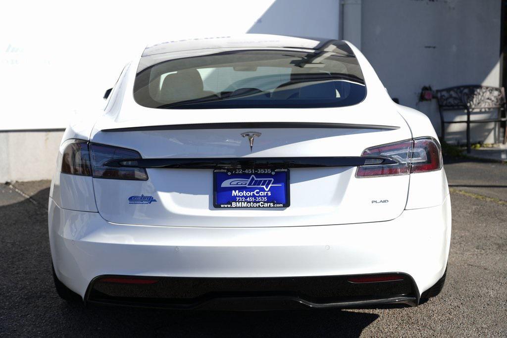 used 2021 Tesla Model S car, priced at $59,900