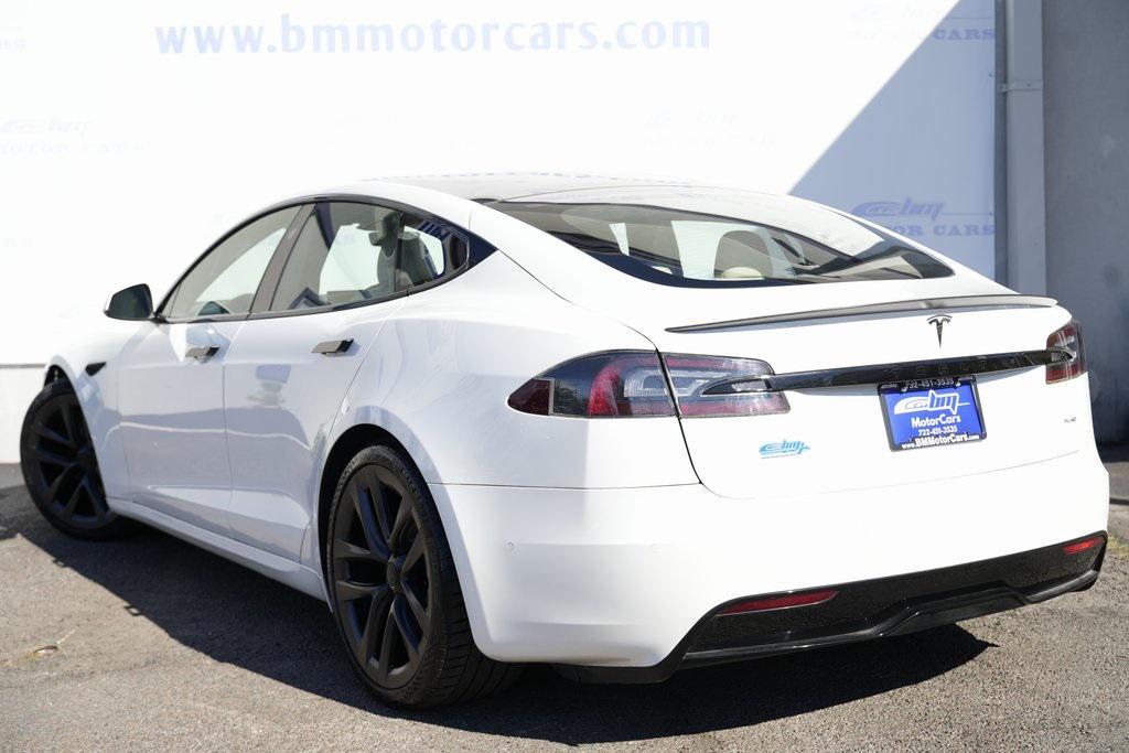 used 2021 Tesla Model S car, priced at $59,900