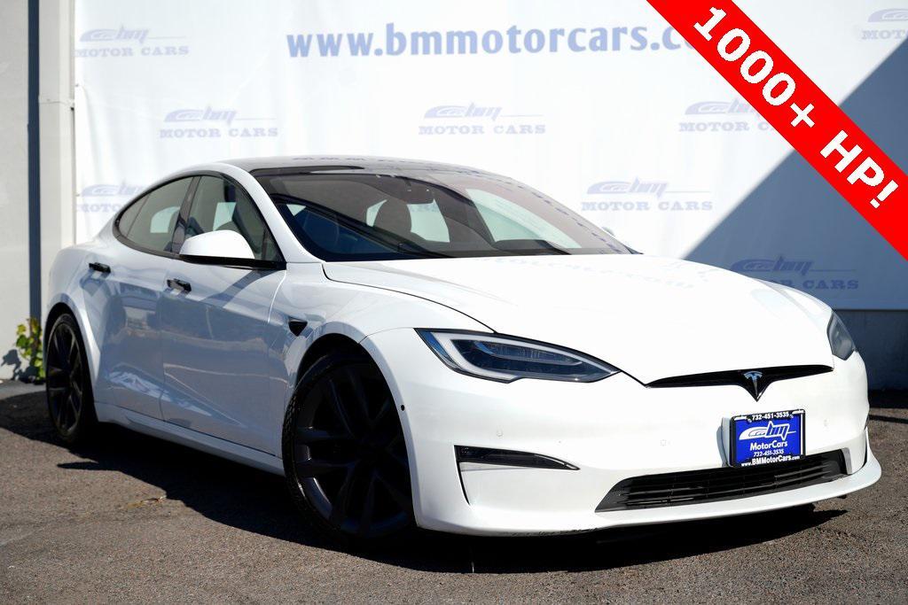 used 2021 Tesla Model S car, priced at $59,900