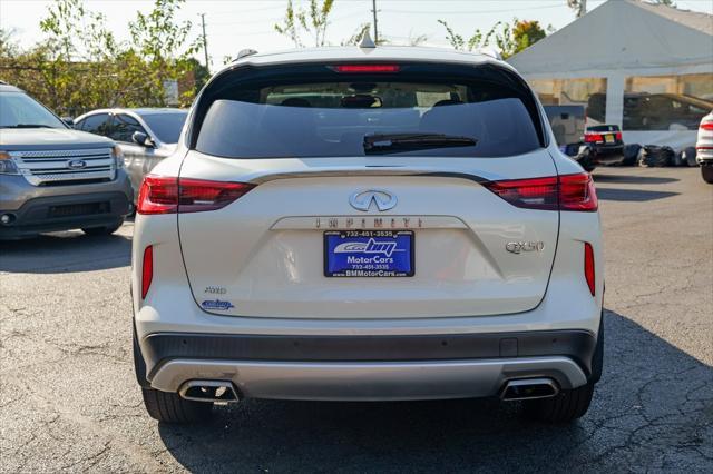 used 2021 INFINITI QX50 car, priced at $22,900