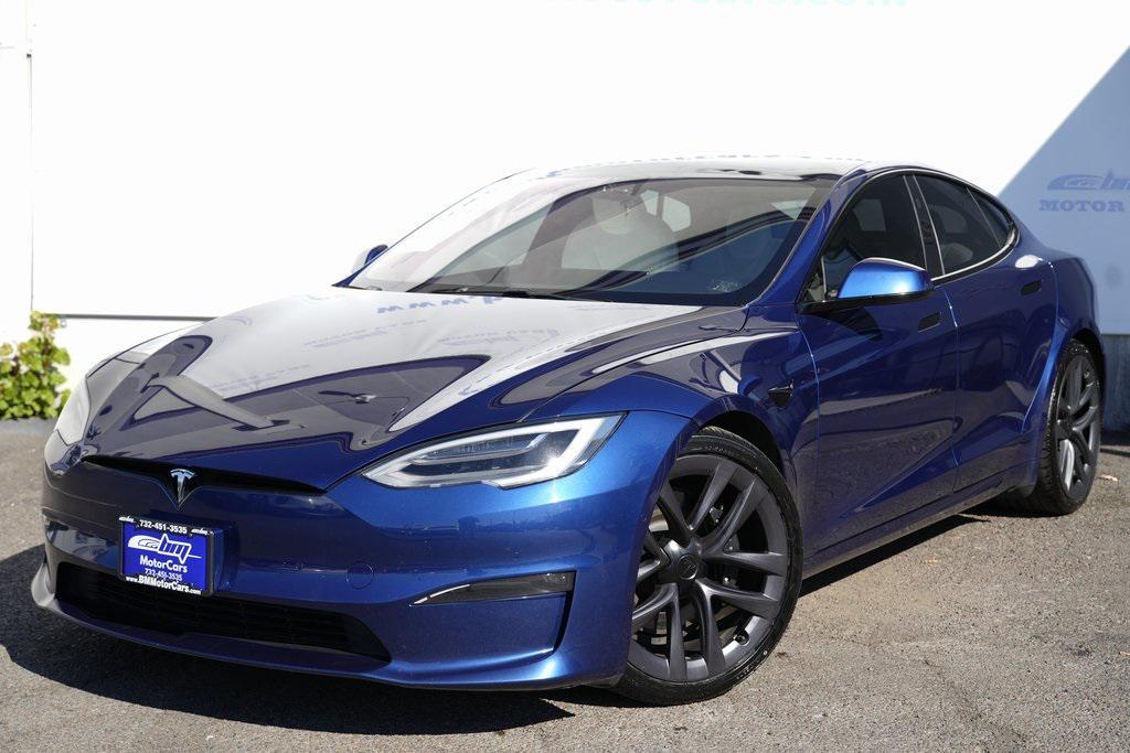 used 2021 Tesla Model S car, priced at $51,900