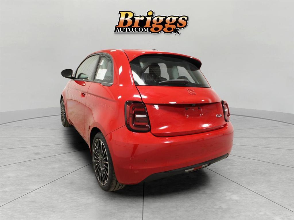 new 2024 FIAT 500e car, priced at $33,595