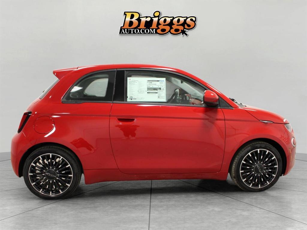 new 2024 FIAT 500e car, priced at $33,595