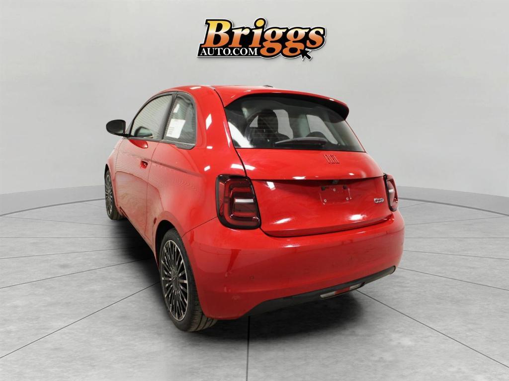 new 2024 FIAT 500e car, priced at $33,595