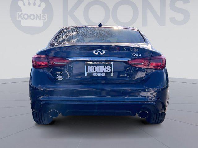 used 2021 INFINITI Q50 car, priced at $24,750