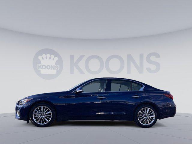 used 2021 INFINITI Q50 car, priced at $24,750