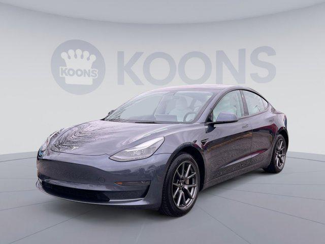 used 2022 Tesla Model 3 car, priced at $23,500