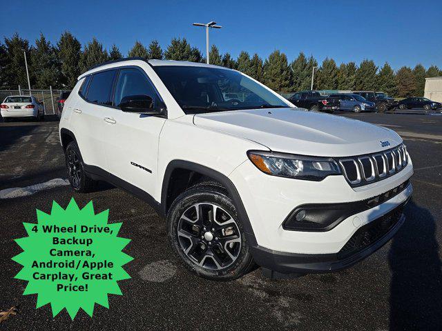 used 2022 Jeep Compass car, priced at $20,000